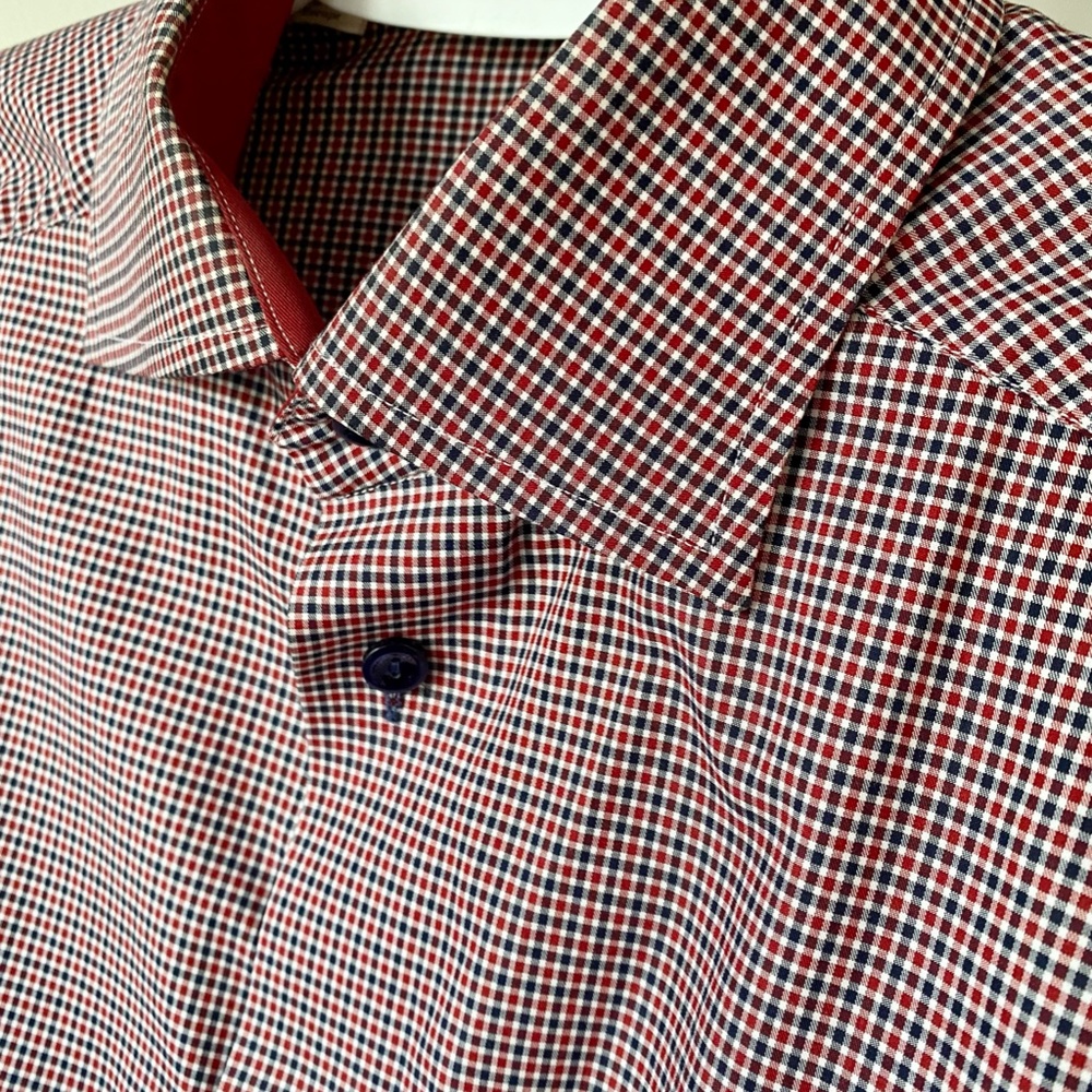 ETON Contemporary Fit Mens Long Sleeve Dress Shirt, Size 15